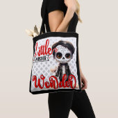 リトルミスター_糖スカル トートバッグ (クローズアップ)