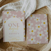 リトルミスワンダフル招待状 | レトロフラワー 招待状