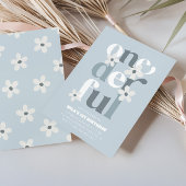 リトルミスワンダフル グルーヴィー デイジー 1歳の誕生日 招待状