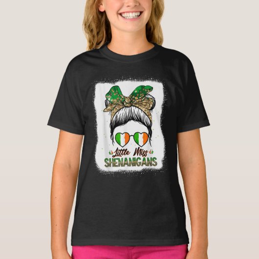 リトルミス・シナナイガンズ 聖パトリックの日 Tシャツ (正面)