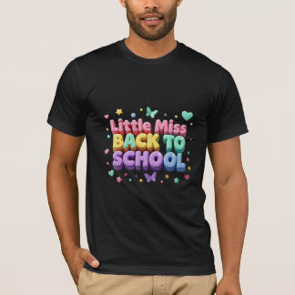 リトルミス・バックトゥスクール 3Dパステル Tシャツ