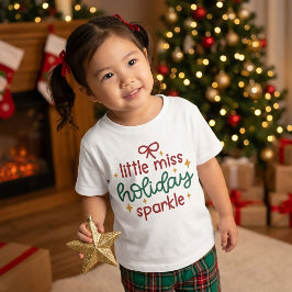 リトルミス ホリデースパークル クリスマス Tシャツ