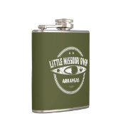 リトルミズーリ川アーカンサスカヤック フラスク (右)