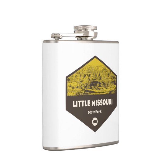 リトルミズーリ州パークノースダコタ フラスク (右)