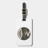 リトルミズーリ州草原ストリーム ラゲッジタグ (正面縦)