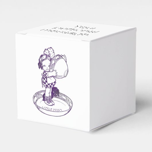 リトルミッシーティーカップ&ソーサー フェイバーボックス (正面サイド)