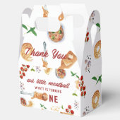 リトルミートボールファースト誕生日 フェイバーボックス (オープン)