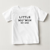 リトルムーミン+ムスリムベイビー ベビーTシャツ (正面)