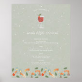 リトルメリーカクテル レトロ| Christmas Drink ポスター (正面)