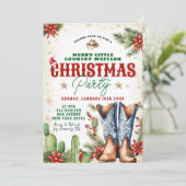 リトルメリーカントリー西クリスマスパーティー 招待状 (スタンド正面)