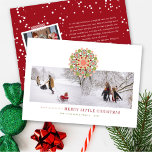 リトルメリークリスマスシックフェスティバルフラワー2写真 シーズンカード<br><div class="desc">fat*fa*tinで設計。簡単おカスタマイズ客様の文字、写真または画像と一緒に。おカスタム願い連絡はfat*fa*tin。請求カスタム料が適用される。 www.zazzle.com/fat_fa_tin www.zazzle.com/color_therapy www.zazzle.com/fatfatin_blue_knot www.zazzle.com/fatfatin_red_knot www.zazzle.com/fatfatin_box www.zazzle.com/fatfatin_design www.zazzle.com/fatfatin_ink</div>