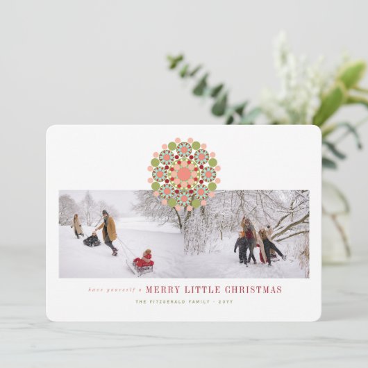 リトルメリークリスマスシックフェスティバルフラワー2写真 シーズンカード (スタンド正面)