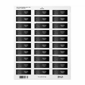 リトルメリークリスマススクリプトシャルボードホリデー ラベル (フルシート)