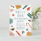 リトルメリークリスマスパーティーホリデーパーティー 招待状 (スタンド正面)