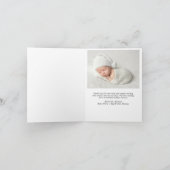 リトルメリークリスマスフォト誕生 案内状 (内部)