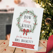 リトルメリークリスマスブライダルシャワーゲーム 台座サイン