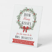 リトルメリークリスマスブライダルシャワーゲーム 台座サイン (正面)