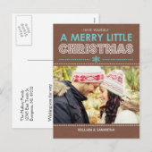 リトルメリークリスマスモチャホリデーポストカード シーズンポストカード (正面/裏面)