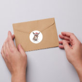 リトルメリークリスマスロバカスタムー スクエアシール