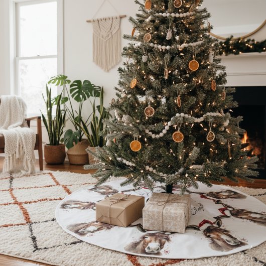 リトルメリークリスマスロバカスタムー ブラッシュドポリエステルツリースカート