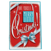 リトルメリークリスマス抱き枕 – 中バッグ ミディアムペーパーバッグ (正面)