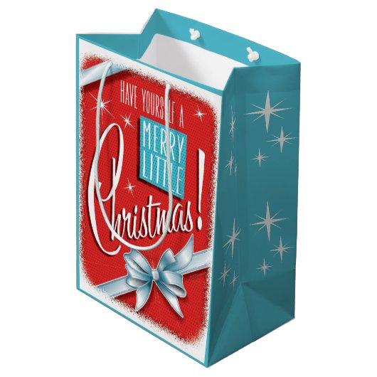 リトルメリークリスマス抱き枕 – 中バッグ ミディアムペーパーバッグ (裏面アングル)