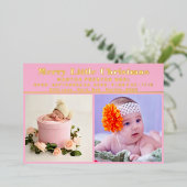 リトルメリークリスマス新生児フォイルホリデーカード 箔シーズンカード (立ち正面)