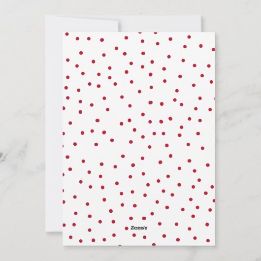 リトルメリークリスマス新生児写真 シーズンカード (裏面)