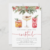 リトルメリーコックテイルホリデーパーティー 招待状 (正面)