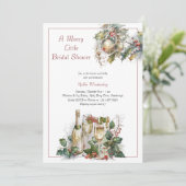 リトルメリーブライダルシャワーホリーブランチ&バブリー 招待状 (スタンド正面)