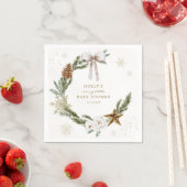 リトルメリーベビーシャワーニュートラルリース スタンダードカクテルナプキン (インサイチュ)