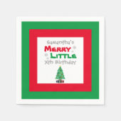 リトルメリー誕生日ナプキンス スタンダードカクテルナプキン (正面)