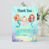 リトルメルメイドザシーズ誕生日 サンキューカード (スタンド正面)
