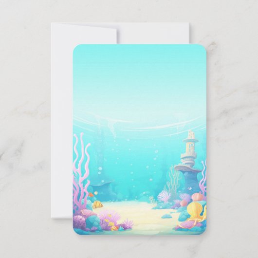 リトルメルメイドザシーズ誕生日 サンキューカード (裏面)