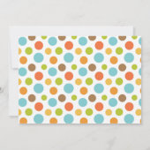 リトルモンキージャングルアニマルズ最初の誕生日インビタ 招待状 (裏面)