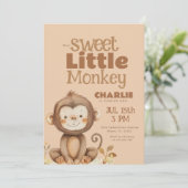 リトルモンキーボーイズ誕生日 招待状 (スタンド正面)