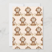 リトルモンキーボーイズ誕生日 招待状 (裏面)