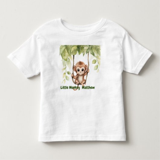 リトルモンキー幼児Tシャツ トドラーTシャツ (正面)