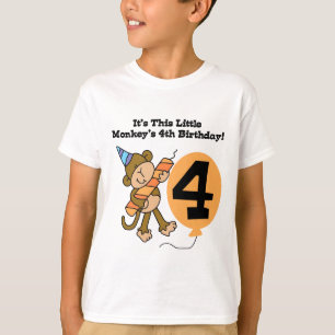 リトルモンキー4th誕生日Tシャツとギフト Tシャツ