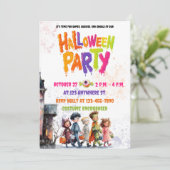 リトルモンスタズナイトアウト招待状フラットカード (スタンド正面)