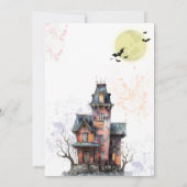 リトルモンスタズナイトアウト招待状フラットカード (裏面)