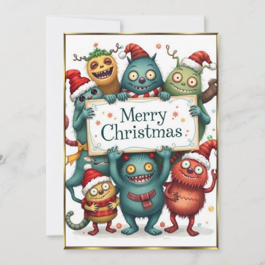 リトルモンスターのクリスマスパーティー とっても楽しいよ２ 招待状 (裏面)