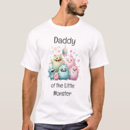 リトルモンスターのパパ お誕生日おめでとう Tシャツ