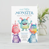 リトルモンスターの子供の誕生日パーティー 招待状 (スタンド正面)