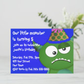 リトルモンスターの誕生日パーティー 招待状 (スタンド正面)