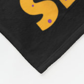 リトルモンスターは100日頭が切れるスクールキッズLea フリースブランケット (角)