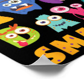 リトルモンスターは100日頭が切れるスクールキッズLea ポスター (角)