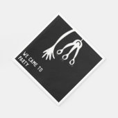 リトルモンスターエイリアン誕生日 スタンダードランチョンナプキン (角)