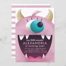 リトルモンスターガールズピンクの誕生日パーティー