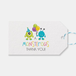 リトルモンスターサンキューラベル ギフトタグ